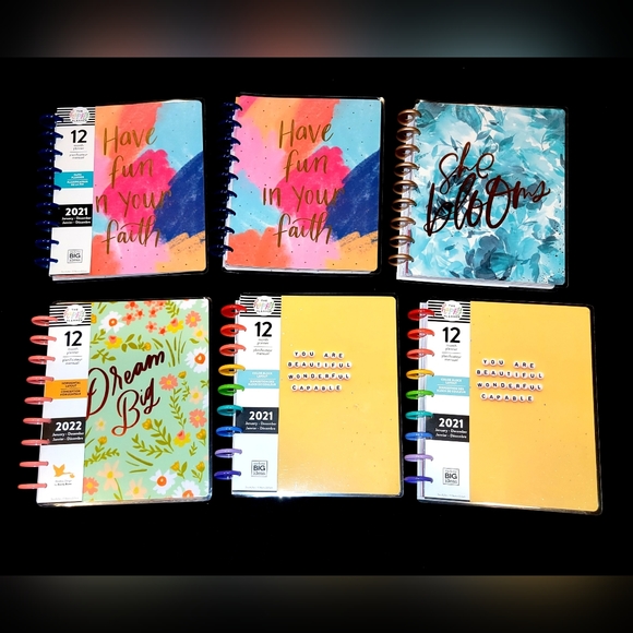 Bundle of NEW Classic size 18 and 12 month  Happy Planners, Notebooks + Journal - Picture 9 of 12